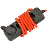 Unitec Produžni kabel s utičnicama (3-struko, Crno-crvene boje, Dužina kabela: 1,4 m) | shoptok.hr