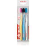 Elmex Swiss Made zobne ščetke ultra soft 3 kos Yellow + Blue + White 3 kos Cene
