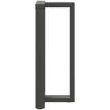  Noge barski stol T-oblika 2 kom antracit 40x35x(90-91) cm čelik | shoptok.hr