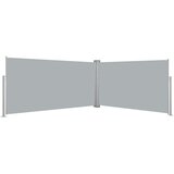 vidaXL Bočna Tenda Uvlačiva 160x600 cm Siva | shoptok.hr