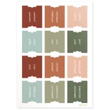 Tabovi za planer Rustic Bloom