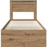  Okvir za krevet Umjetnička hrastovina 75 x 190 cm | shoptok.hr