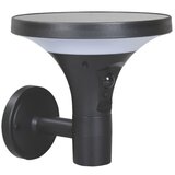  EUROLAMP solarna zidna lampa sa senzorom pokreta, 3.8W, 500lm, crna Cene