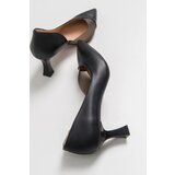 LuviShoes 353 Black Skin Heels Women's Shoes | Shoptok.si
