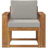  Set vanjskih sofa Čvrsto drvo akacije i poliester | shoptok.hr