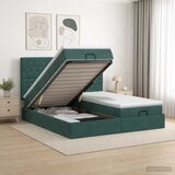 od pjene s madracem i LED-om Tamnozelena 200 x 200 cm | shoptok.hr