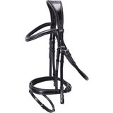 Schockemöhle Sports Uzda Monza F, black/cream/silver Cene