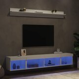 vidaXL Komplet TV omaric LED 5-delni bel inženirski les Cene