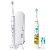 Philips Sonicare HX6877 /28 electric toothbrush Adult Sonic toothbrush Silver, White | shoptok.hr