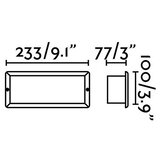 Faro 72092 - LED Spoljašnja ugradna svetiljka STRIPE-2 LED/5W/230V IP54 | Eponuda.com