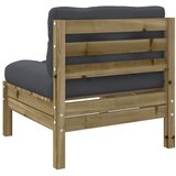  6-dijelni set vrtnih sofa od impregnirane borovine s jastucima | shoptok.hr