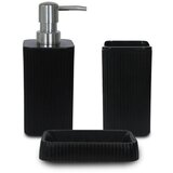  PZR-044 black bathroom set (3 pieces) | ePonuda.com