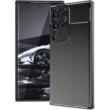 Techsuit CarbonFiber maska za Samsung Galaxy S23 Ultra – crna | shoptok.hr