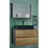 MID.YOU Kopalnica Lendas M, Antracit, Medeni Hrast | Shoptok.si