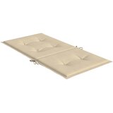  Jastuci za vrtne stolice 6 kom bež 100 x 50 x 3 cm od tkanine | shoptok.hr