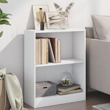 Furnova Knjižna omara bela 60x24x76 cm konstruiran les, (21932604) Cene