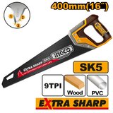 Ingco hhas68400 ručna testera crna long life 400mm super ( HHAS68400 ) Cene