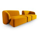 Milo Casa Senf žuta baršunasti sofa 246 cm Paolo – | shoptok.hr