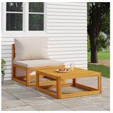  2-dijelni set vrtnih sofa s jastucima masivno bagremovo drvo | shoptok.hr