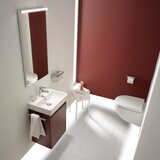 Laufen H8159610001041 Pro S 45 x 34 cm pravokotni stenski keramični umivalnik z odprtino za armaturo | Shoptok.si