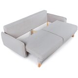 Bonami Selection Svijetlo siva sklopiva/s prostorom za odlaganje sofa od samta 218 cm Tori – | shoptok.hr