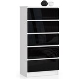 AKORD KOMODA K60 5SZ CLP ČRNA SIJAJ, (21703229) | Shoptok.si