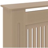 vidaXL pokrivač radijatora 2 pcs smeđa (142-205) x 20.5 x 81.5 cm | shoptok.hr