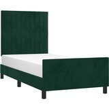  Okvir za krevet bez madraca tamnozeleni 90x200 cm baršunasti | shoptok.hr