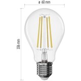 led prigušiva sijalica filament A60 E27/7,5W/230V 4000K | Eponuda.com