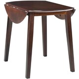 Furnova Zložljiva jedilna miza okrogla MDF rjave barve, (21946533) | Shoptok.si