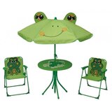 Strend Pro dječji set žaba: suncobran fi 105cm, stol fi 50cm, 2x stolica | shoptok.hr