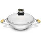 wok 2,4 l; Ø24 cm; h 7,0 cm; 2 drške