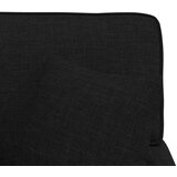  Ležaljka s suknjom s jastukom Crna 91 x 157 x 91 cm tkanina | shoptok.hr