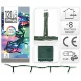 Novoletne lučke veriga 120 LED RGB 12m – 8 funkcij, (20379860)