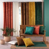 Douceur d intérieur Krem zavjesa od samta 140x240 cm Analia – | shoptok.hr