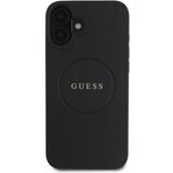 Guess Hrbtni ovitek za iPhone 16 z zrnato teksturo MagSafe, ?rna, (21749258) Cene