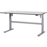 eurokraft pro Delovna miza z električno nastavitvijo višine, bela HPL-plošča, nosilnost 200 kg, ŠxG 1200 x 800 mm | Shoptok.si