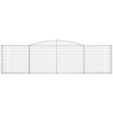  Lučne gabionske košare 10kom 400x30x100/120cm pocinčano željezo | shoptok.hr