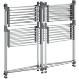  Stalak za sušenje rublja 107 x 107 x 120 cm aluminijski | shoptok.hr