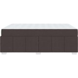  Okvir za krevet Tamno smeđa 140 x 200 cm tkanina | shoptok.hr