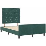  s opruga kutije Tamnozelena 120 x 200 cm Baršun | shoptok.hr