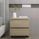  Noćni ormarići 2 kom boja hrasta sonome 45x34,5x44,5 cm drveni | shoptok.hr