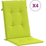  Jastuci za vrtne stolice 4 kom svjetlozeleni 120x50x3cm tkanina | shoptok.hr