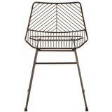 Premier Housewares Kovinski jedilni stol v bronasti barvi District – | Shoptok.si