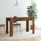 vidaXL blagovaonski stol boja dimljenog hrasta 120 x 60 x 76 cm drveni Cijene