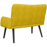  Kauč za dvoje Žuta 115 x 61 x 87 cm Baršun | shoptok.hr