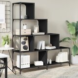  Regal za knjige 4 razine crni 139x33,5x149 cm konstruirano drvo | shoptok.hr