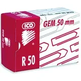 ICO: R50 100-delni komplet papirnih sponk 50mm