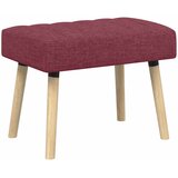  Klupa s utorima Vinska crvena 60 x 40 x 45 cm Tkanina | shoptok.hr