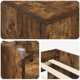  Loft krevet s ormarom 3 pcs Dimljeni hrast Konstruirano drvo | Eponuda.com